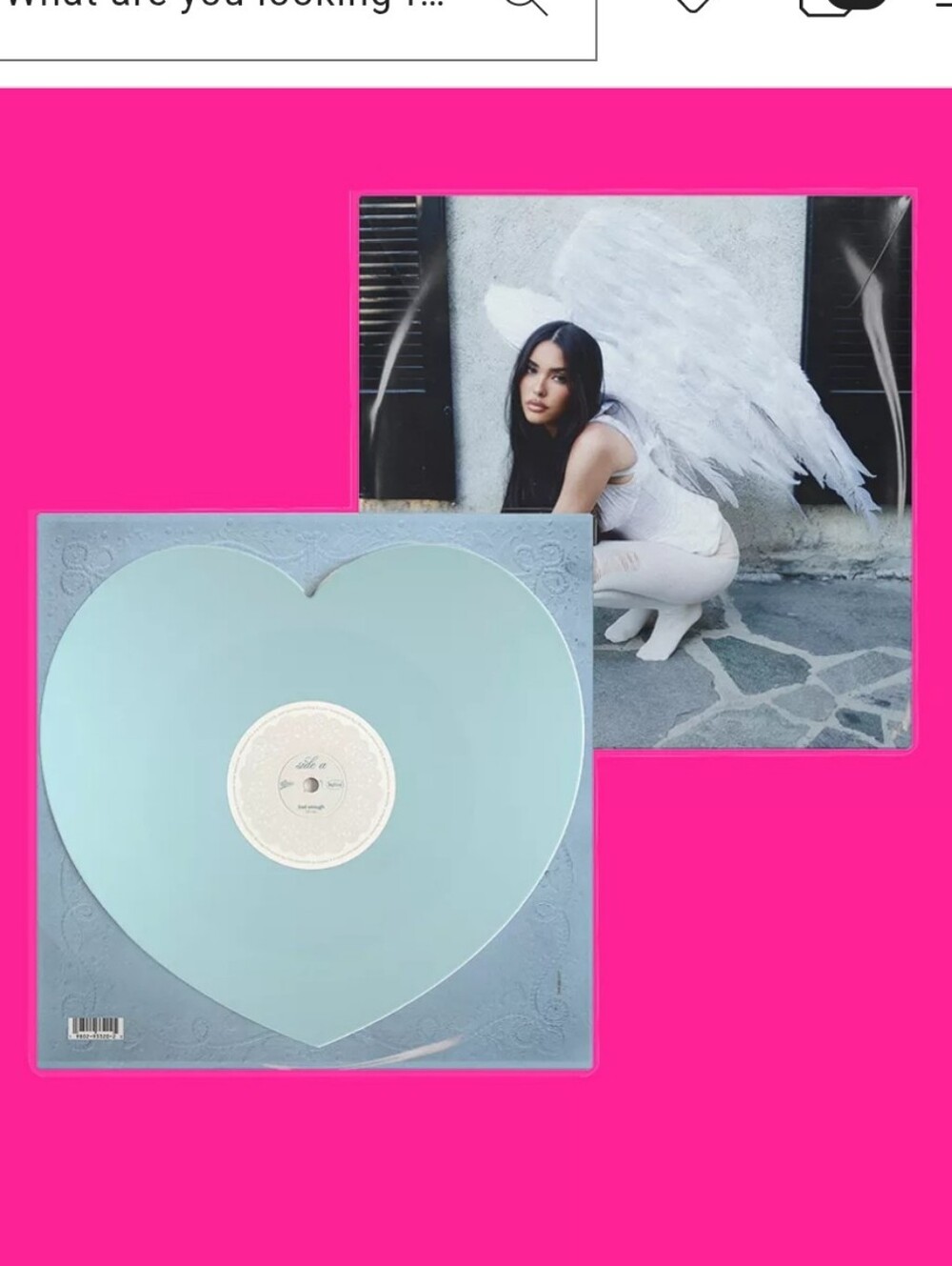 madison beer - bad enough / angel wings UO Exclusive Heart-Shaped Single